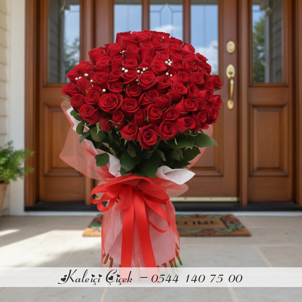 101 Adet İthal Güller 70Cm