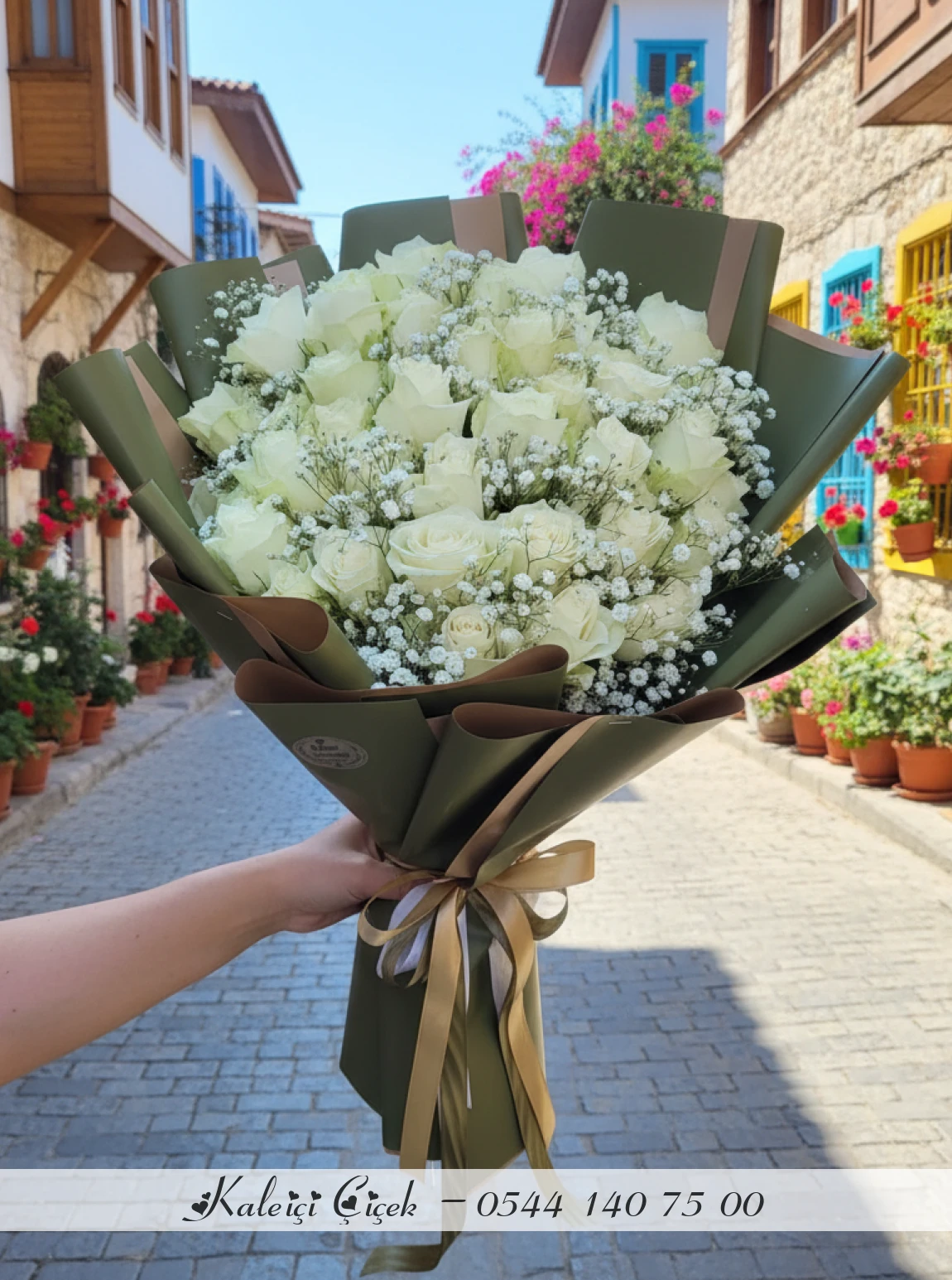 41 Adet Beyaz Gül