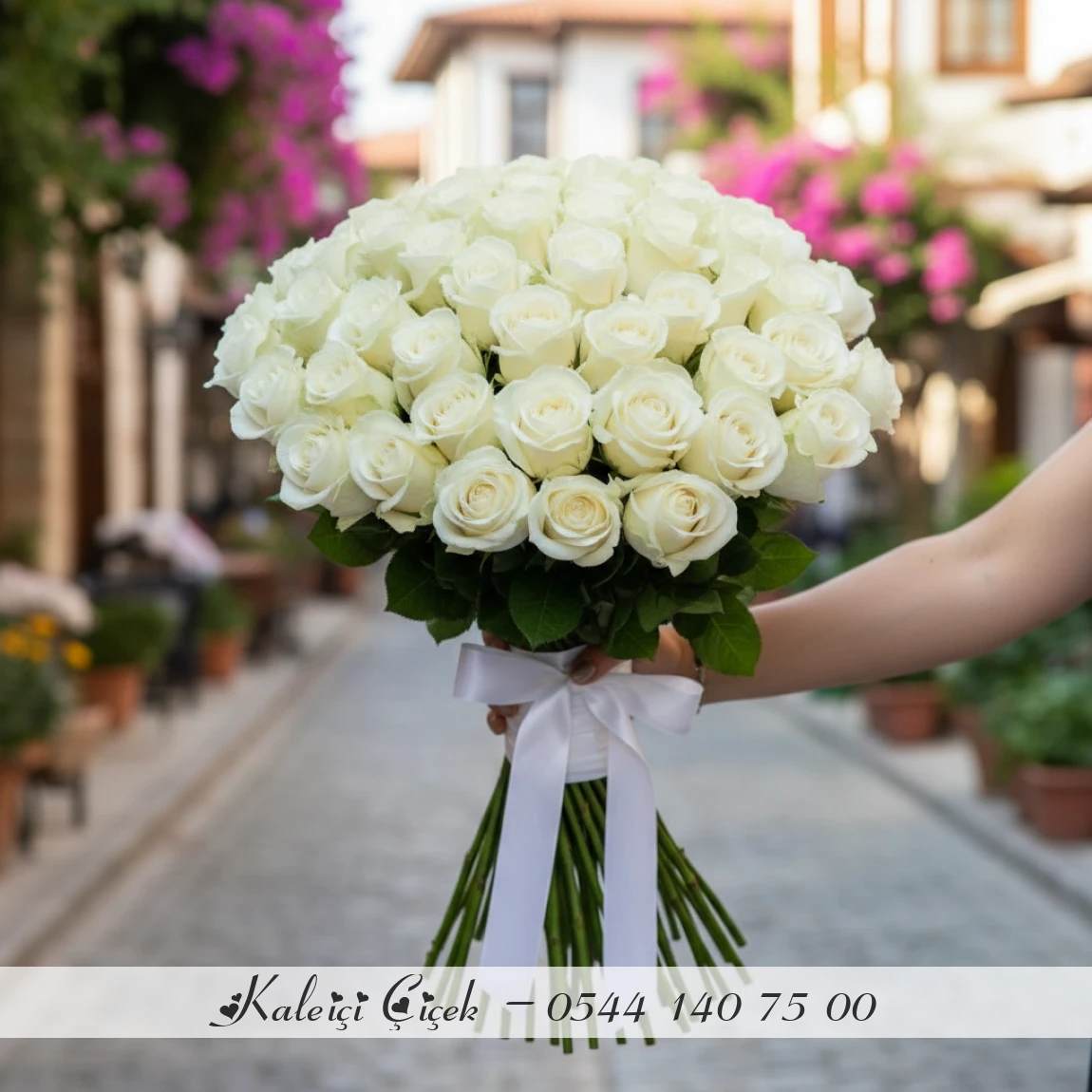 41 Adet Beyaz Gül