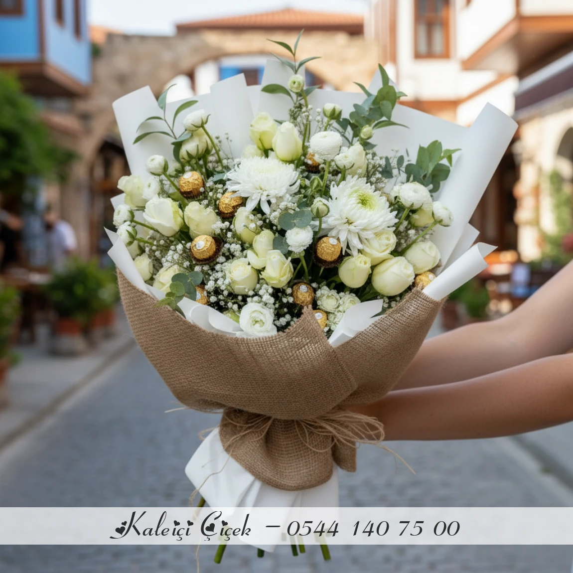 Beyaz Rüya Buketi