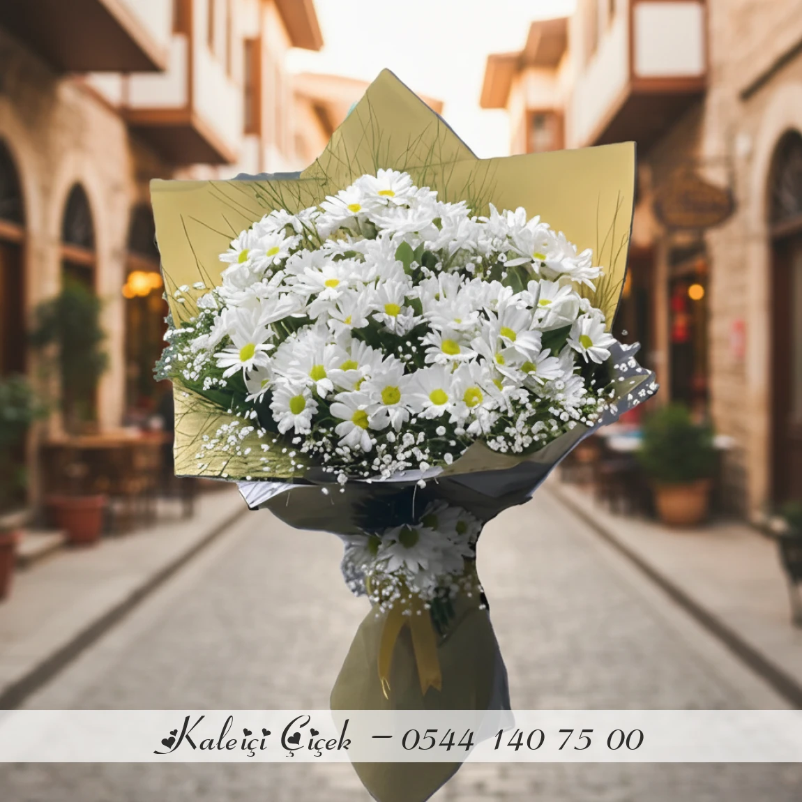 İthal Papatya Buketi