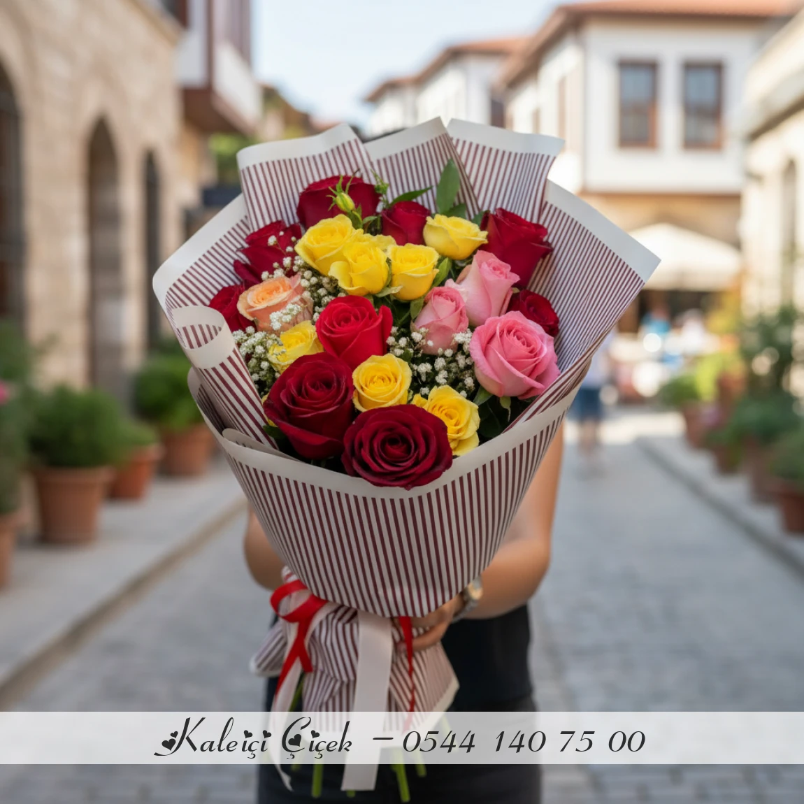 Karışık Renkli Gül