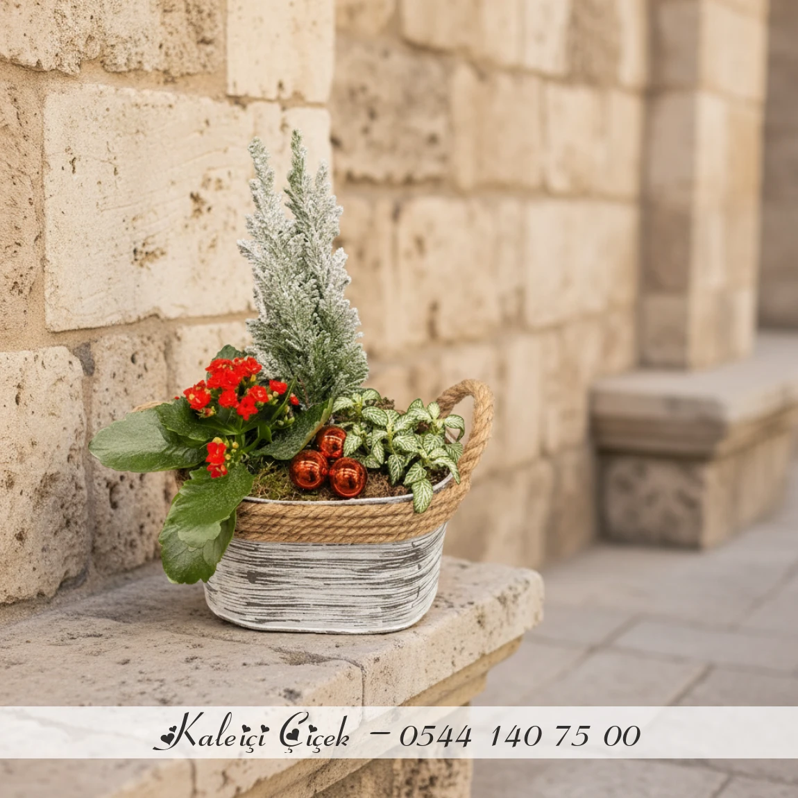 Karlı Yılbaşı Aranjmanı