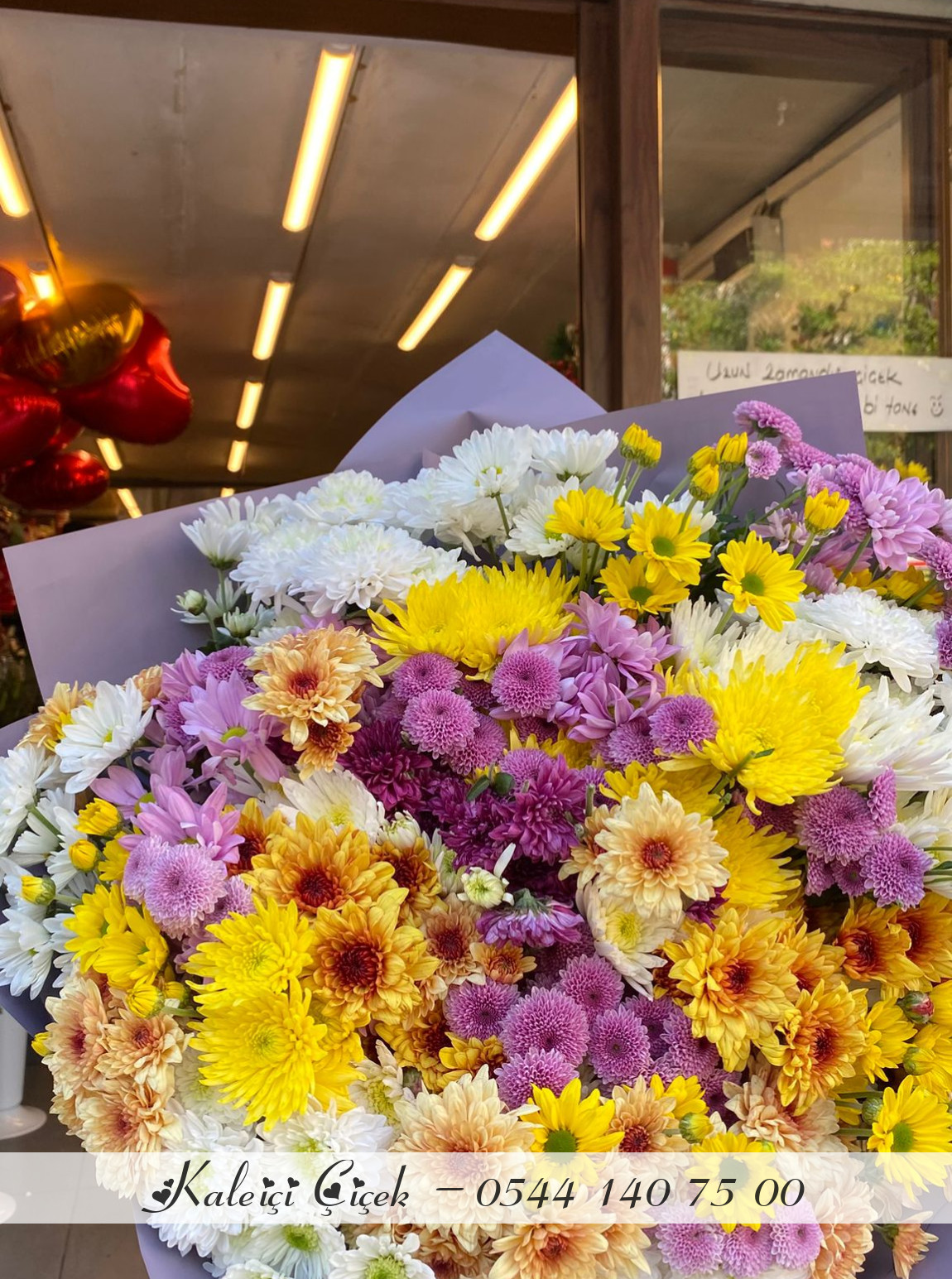 Kasimpati Kucak Dolusu Buket Renkli̇