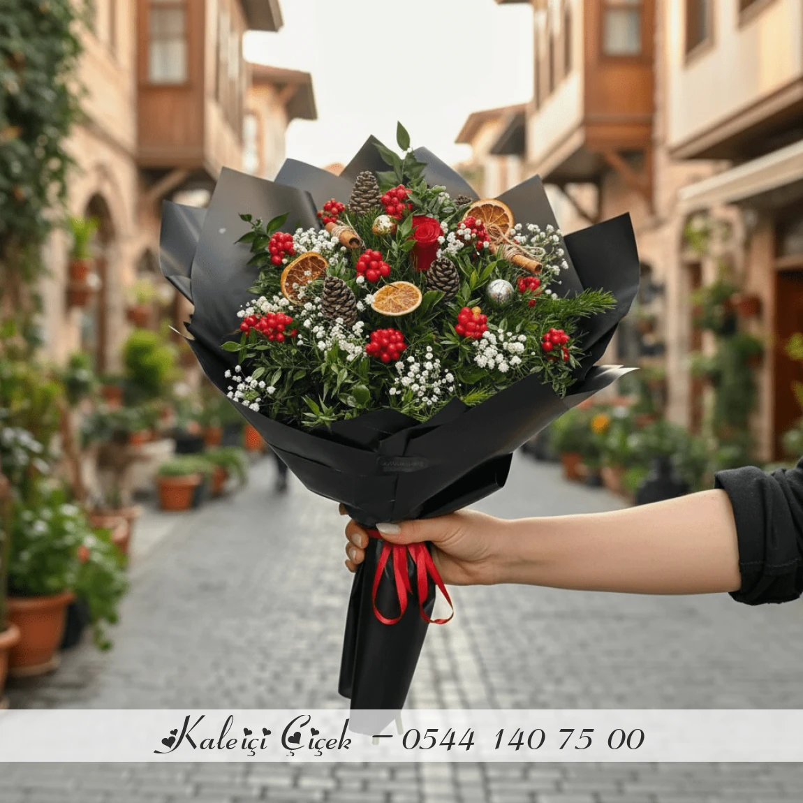 Aksesuarlı Kokina Buketi