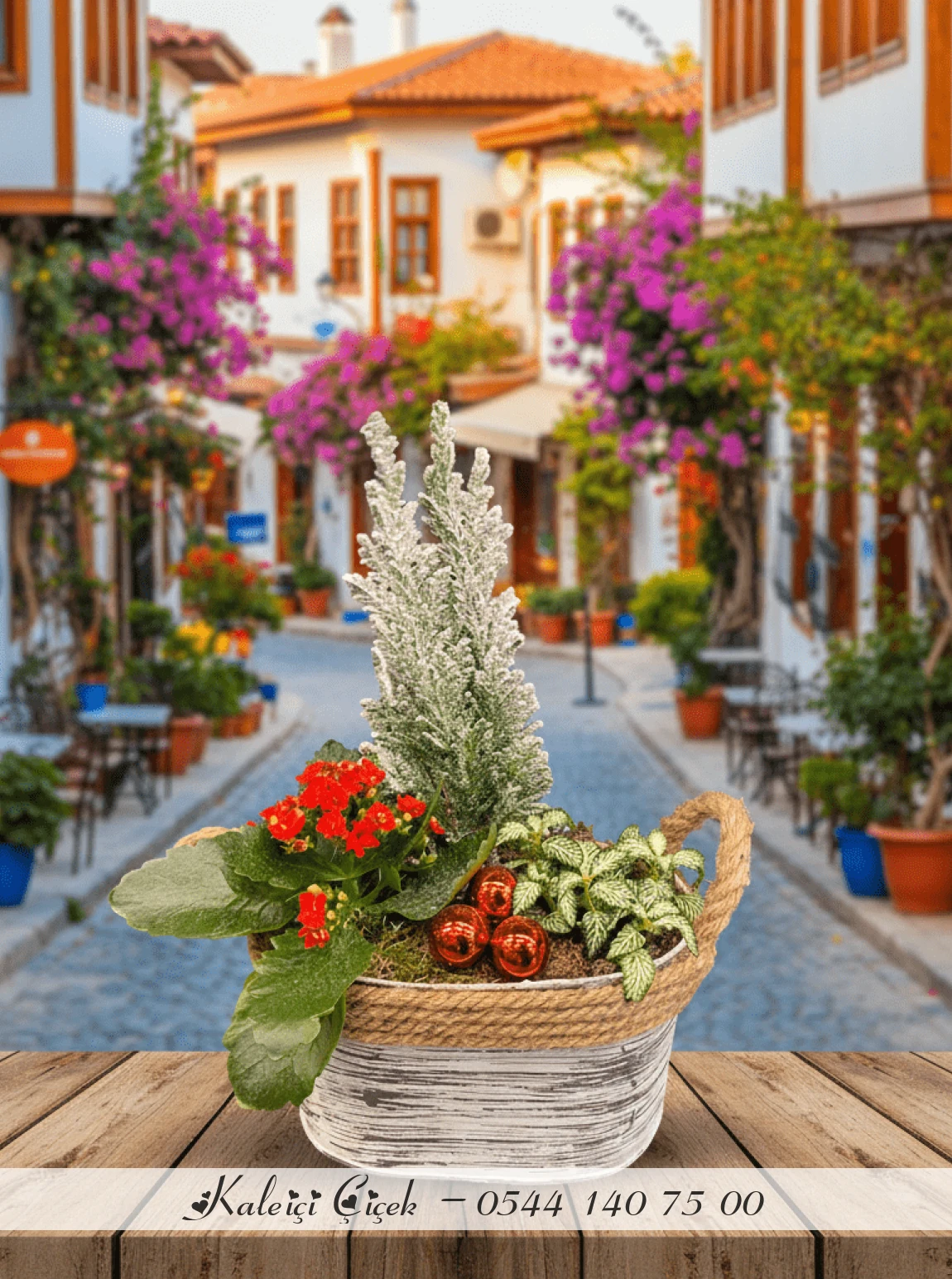 Karlı Yılbaşı Aranjmanı