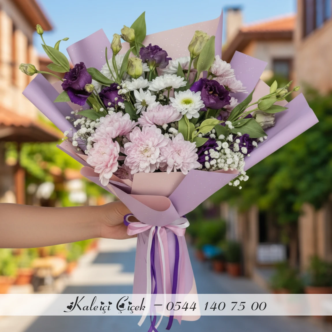 Pastel Tonlarda Bahar Buketi