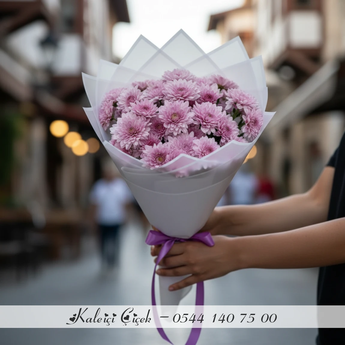 Pembe Krizantem Zarafeti