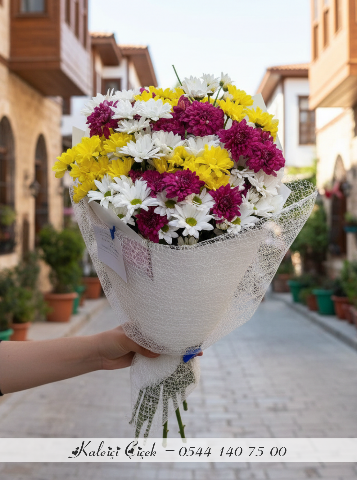 Rengarenk Papatya Buketi