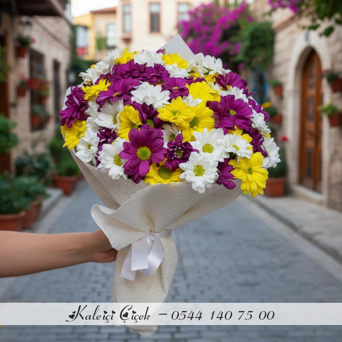 Renkli Papatya Buketi