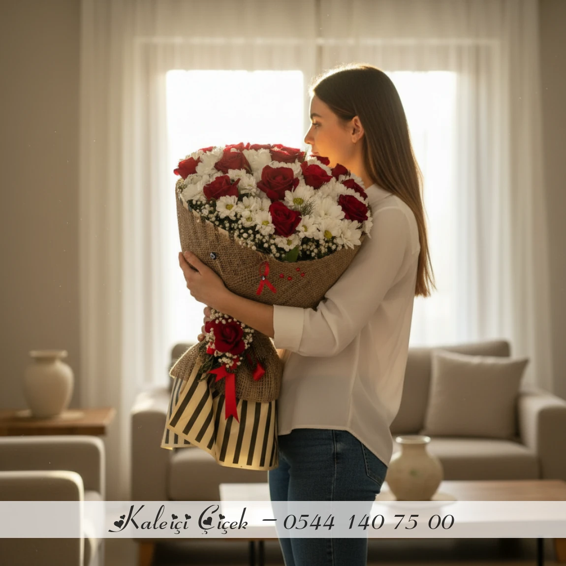 17 Gül Ve Papatyalar Kucak Dolusu