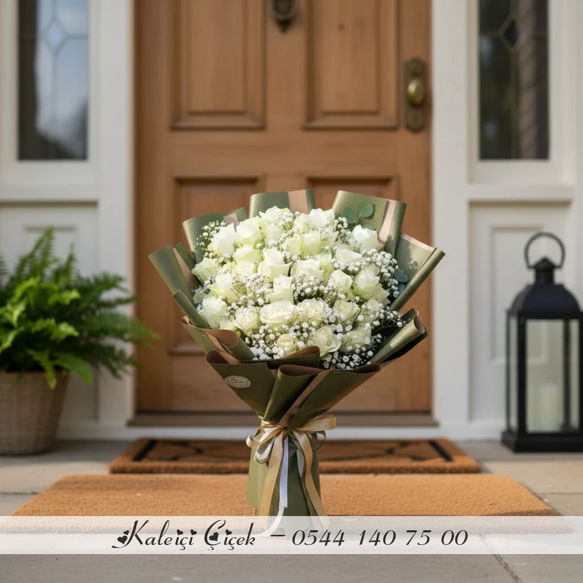 41 Adet Beyaz Gül