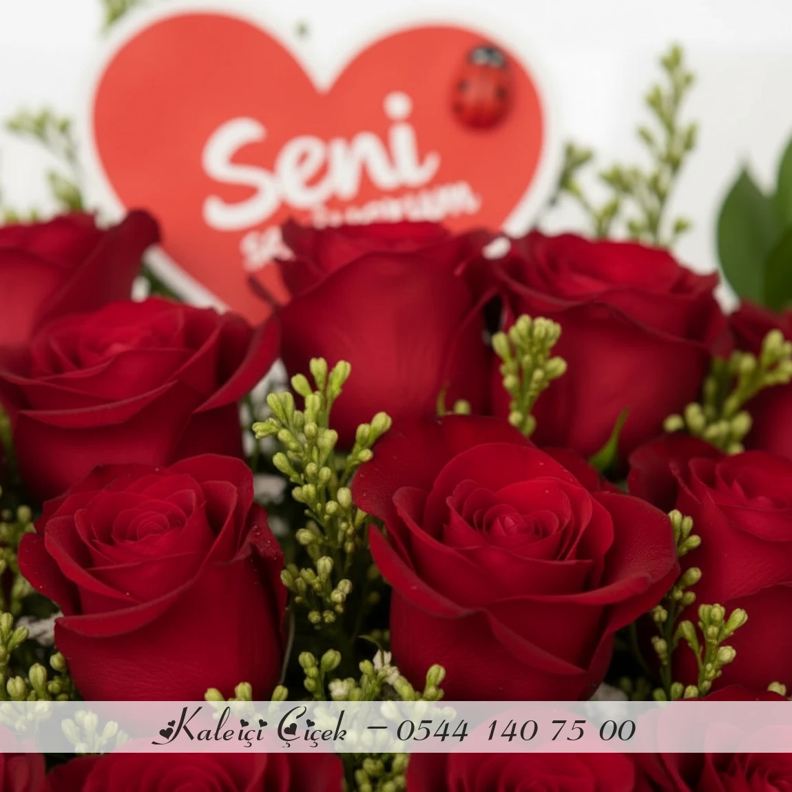 41 Adet Kucak Dolusu İthal Güller 70Cm