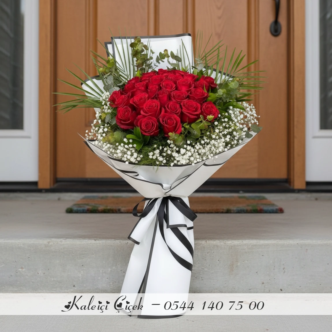 41 Kırmızı İthal Güller 70Cm