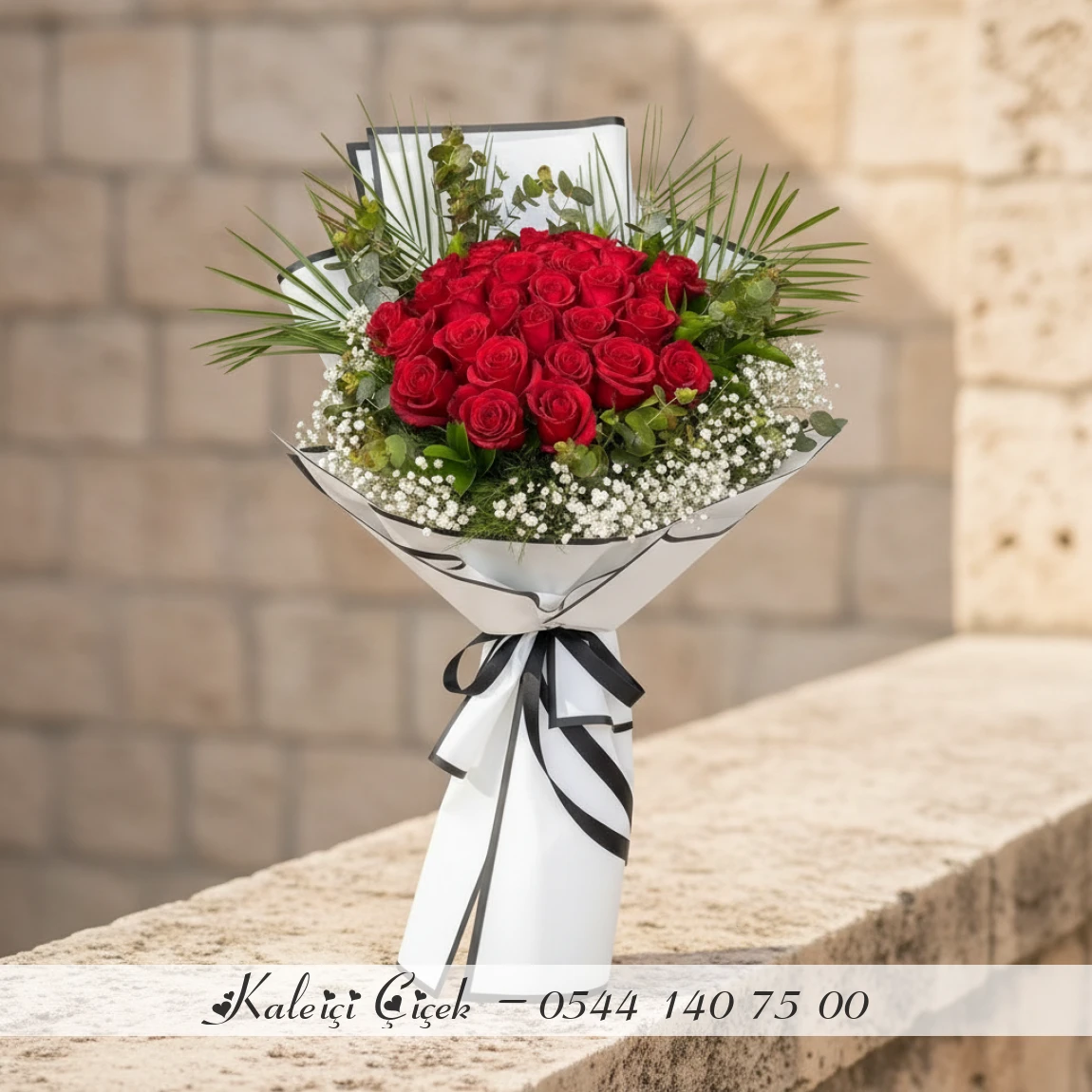 41 Kırmızı İthal Güller 70Cm