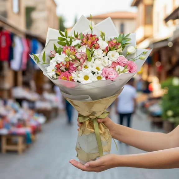 Bahar Esintisi Çiçek Buketi