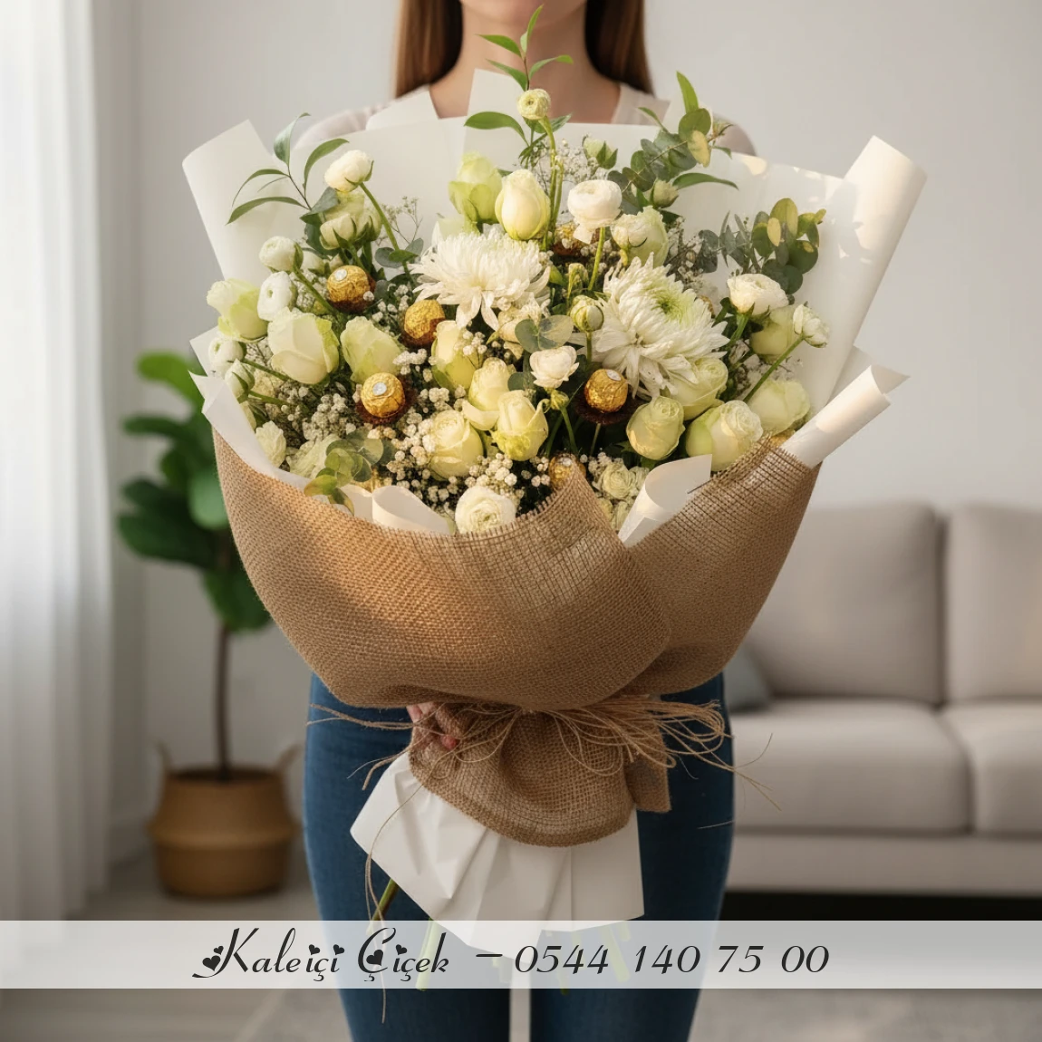 Beyaz Rüya Buketi