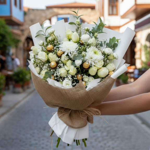 Beyaz Rüya Buketi