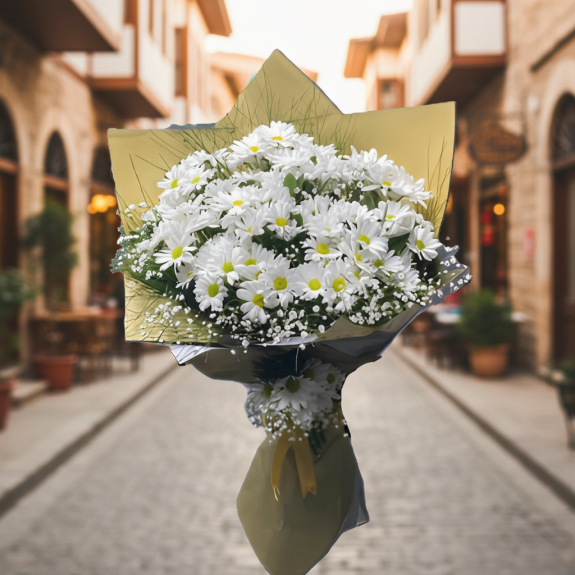 İthal Papatya Buketi