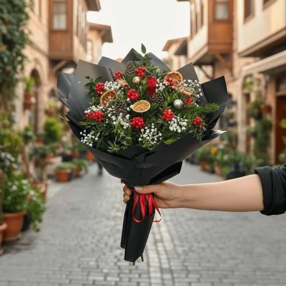 Aksesuarlı Kokina Buketi