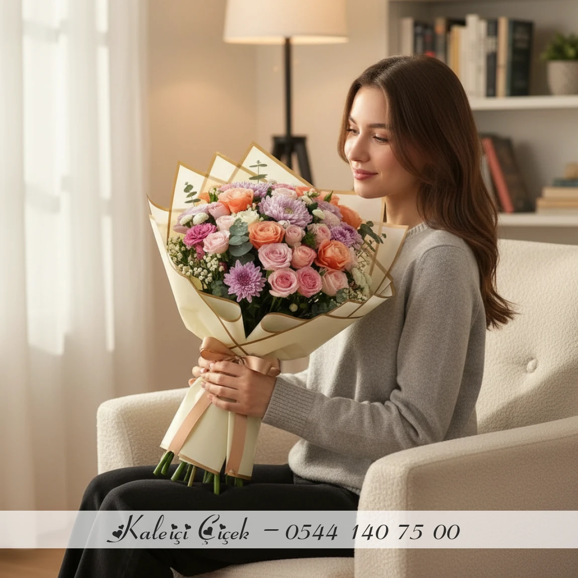Mevsim Çiçekleri Buketi