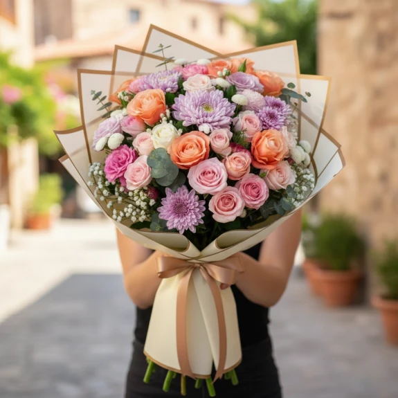 Mevsim Çiçekleri Buketi