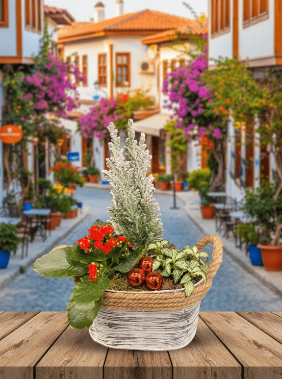 Karlı Yılbaşı Aranjmanı