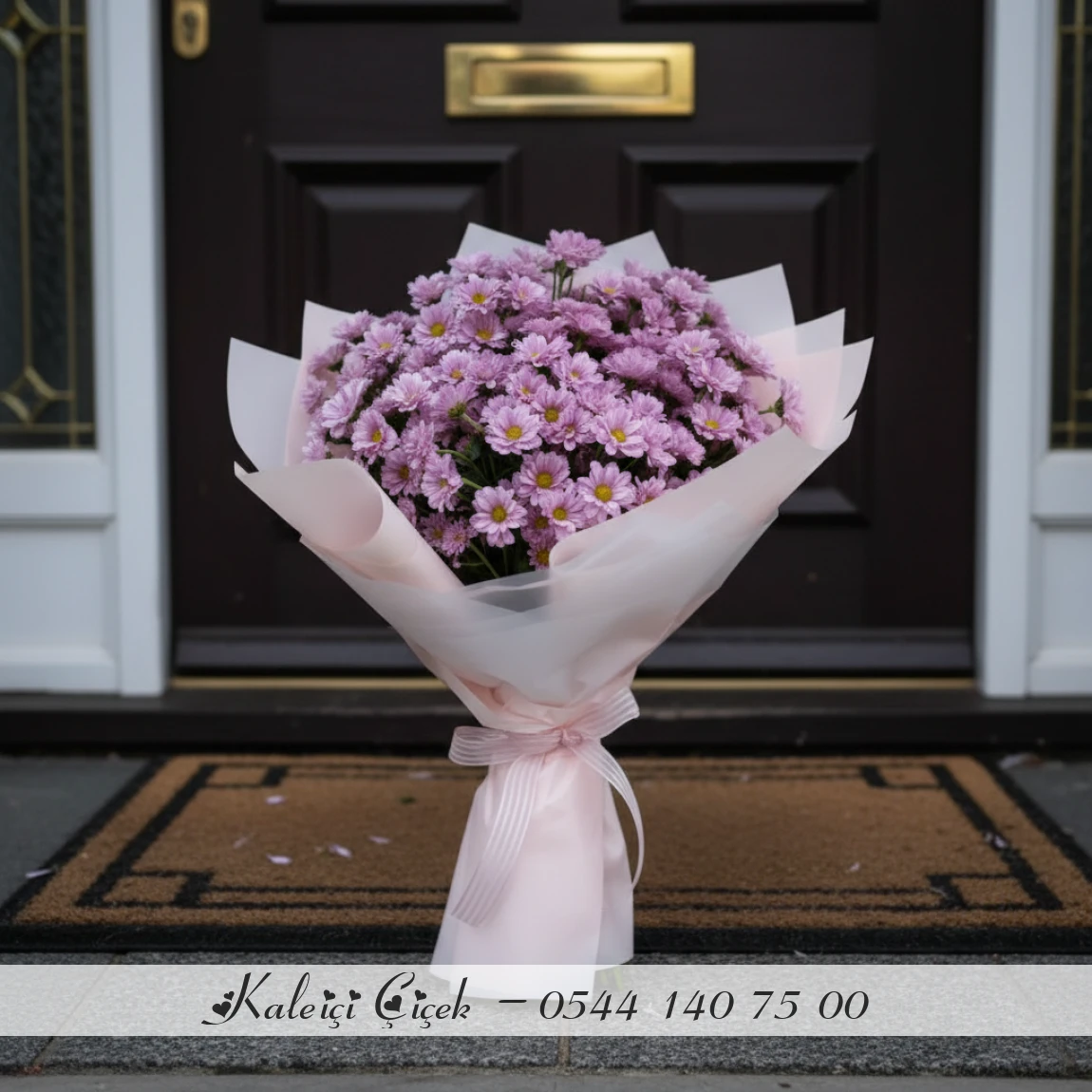 Pastel Krizantem Buketi