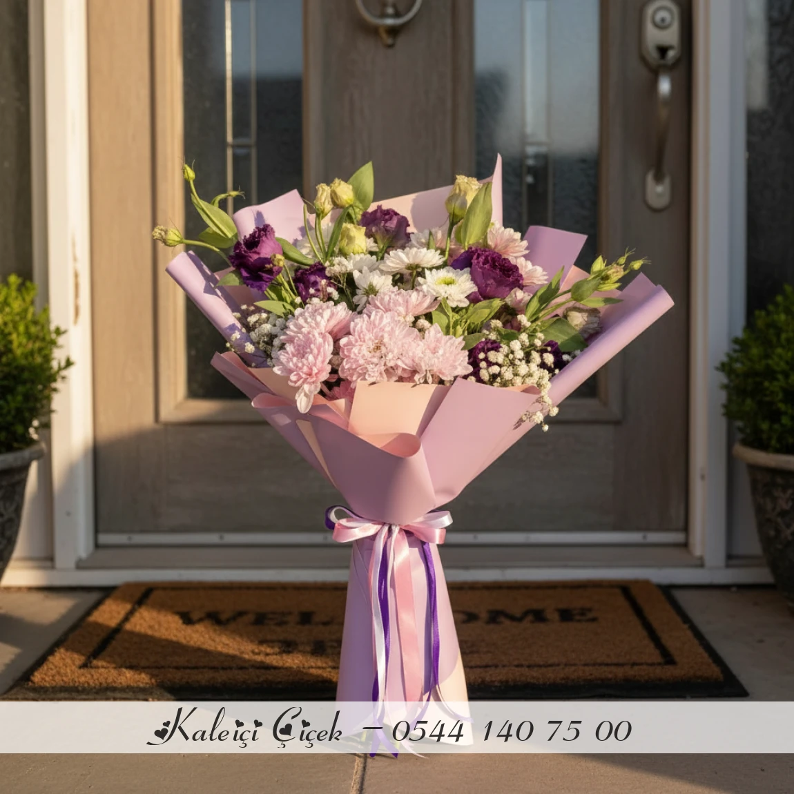 Pastel Tonlarda Bahar Buketi