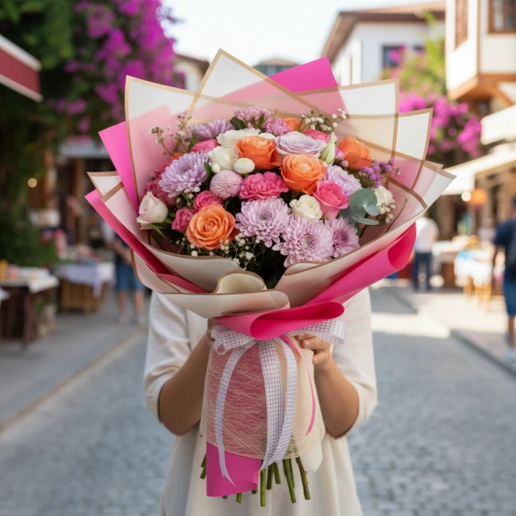 Pembe Işıltı – Zarif Bahar Buketi