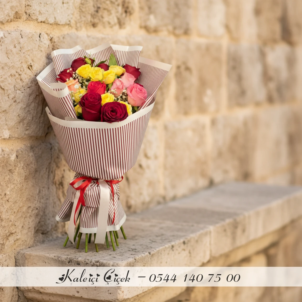 Karışık Renkli Gül