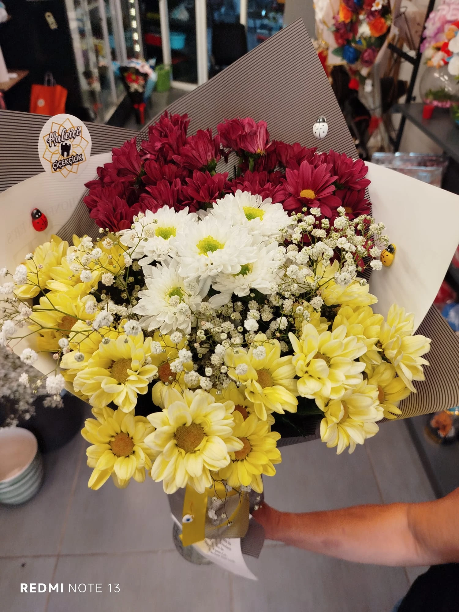 Renkli̇ Papatyalar Ve Kri̇zantem