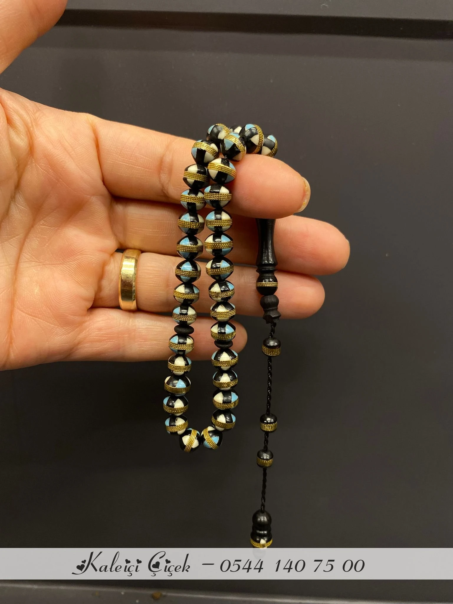 Sedef Altin Varakli Usta İşi̇ (Küçük)