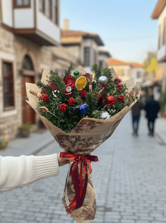 Aksesuarlı Kokina Buketi