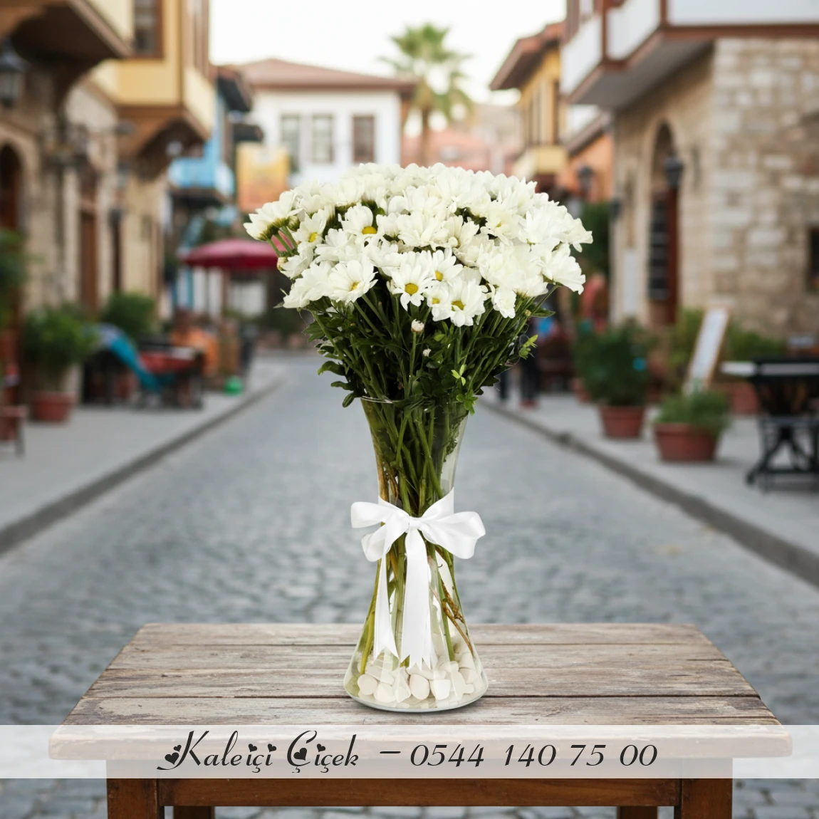 Vazoda İthal Papatya Krizantem